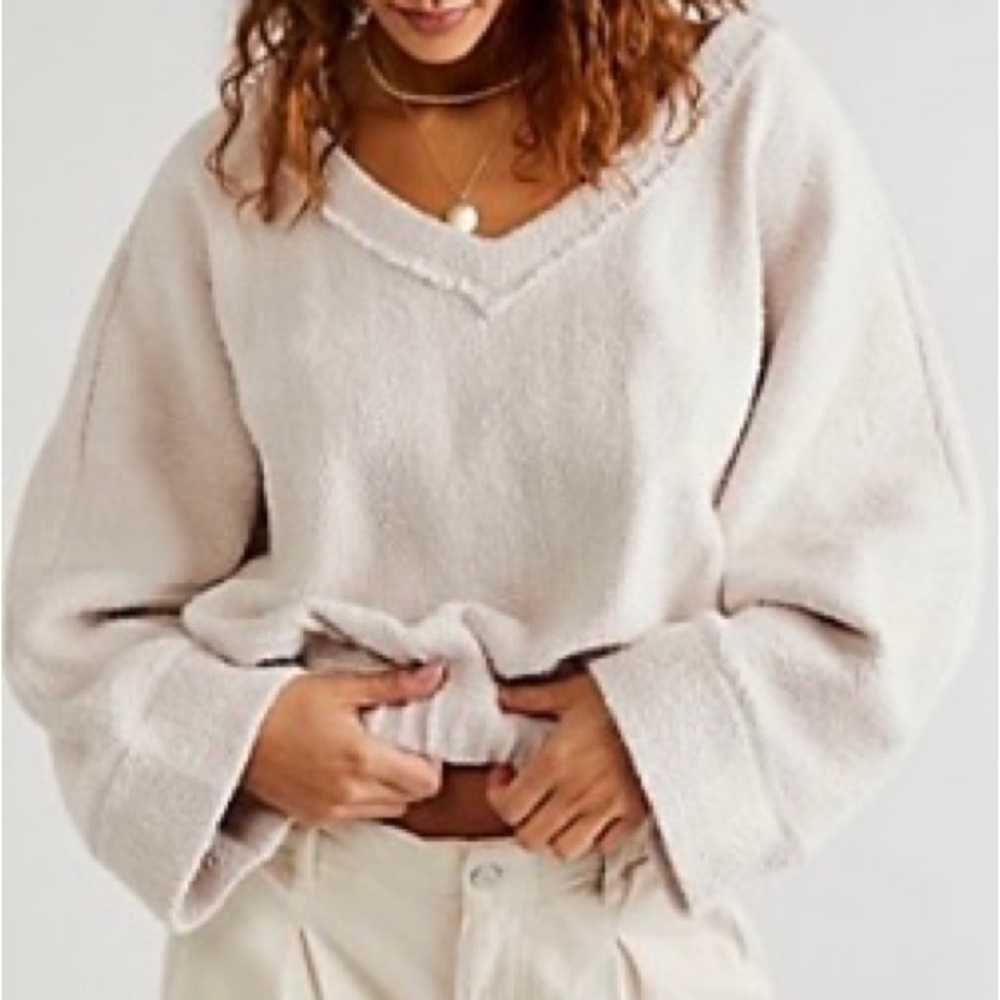 free people BRB solid pullover